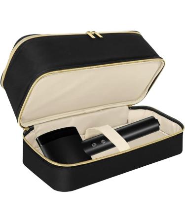 Hair Dryer Organizer Bag Double-Layer Hair Dryer Carrying Case - Stylish Portable Water Resistant Storage Box Large Capacity Case for Hairdryer Styler Organizer - Buy Online on GoSupps.com