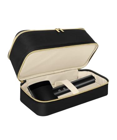 Biniveil Hair Dryer Organizer Box Double-Layer Layer Organizer Bag Portable Stylish Organizer Bag Water Resistant Storage Box Large Capacity for Hairdryer Styler Tools