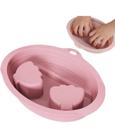Bol Trempage pour Ongles | Bassin De Manucure Pour Les Mains Bol de Trempage en Silicone pour D capage de Ongles pour Femmes et Filles Maison Voyage Spa Salon Rose - Buy Online on GoSupps.com