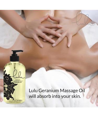 Lulu Massage Oil 16oz - Full Body Relief for Joints & Muscles | Scented with Essential Oils | Couple Massage Therapy | Made in USA - Buy Online on GoSupps.com