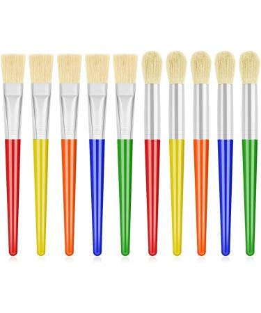 Kids Paint Brushes Set - Anezus 30 Bulk Children Paint Brushes with Jumbo Round and Large Flat Brushes - Buy Online on GoSupps.com
