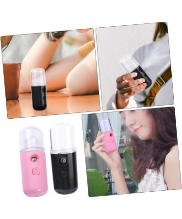 VINTORKY 2pcs Spray Hydrating Apparatus Mist Sprayer Bottle Face Cleaner Handheld Sprayer Black Plastic - Buy Online on GoSupps.com