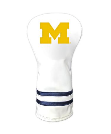 Team Golf Unisex Adult White Vintage Maryland Driver Headcover Michigan Wolverines