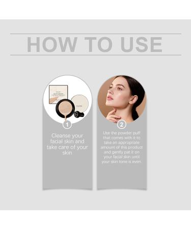  WRANBAO Luminous Cushion Foundation - Mushroom Head Cushioned CC Cream Long-Lasting Brightening BB Cream Makeup for All Skin Types Full Coverage Foundation (4pcs-Natural Color) - Buy Online on GoSupps.com