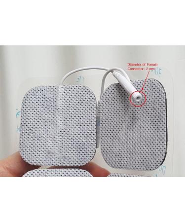 Buy KS Premium TENS/EMS Unit - 40 Reusable Self-Stick Gel Carbon Electrode Pads (2x2 in) | International Shipping Available - Buy Online on GoSupps.com
