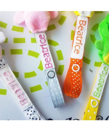 Zigozago Pacifier Chain with Plush Dog | Safe & Stylish Baby Accessory | International Shipping Available - Buy Online on GoSupps.com