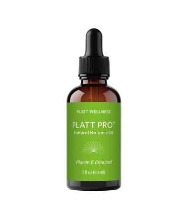 Platt Wellness Platt Pro Natural Balance Oil 2 oz Bio-Identical USP Progesterone + Vitamin E in MCT Oil Base for Hormonal Balance Soy-Free Paraben-Free Made in USA