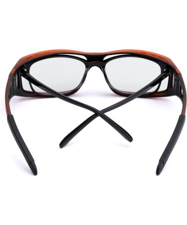 Fit Over Blue Light Blocking Glasses and Computer Eyewear- Wear Over Prescription Glasses/Reading Glasses/RX Glasses - Buy Online on GoSupps.com