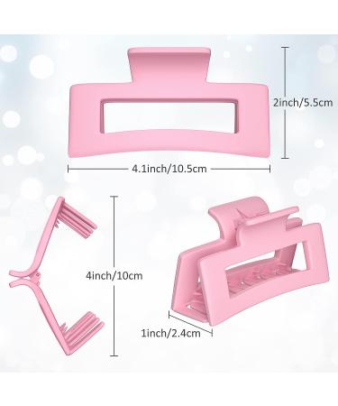 10PCS Ms.Belles Large Claw Hair Clips - Strong Hold Matte Styling Accessories for Thick & Thin Hair - Buy Online on GoSupps.com