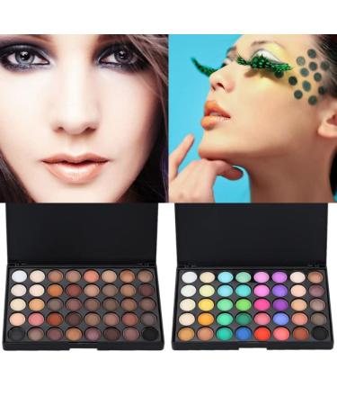 Swaymax 40 Color Matte Eyeshadow Palette | Waterproof Makeup Mixer Palette for Women Beauty - Type B - Buy Online on GoSupps.com