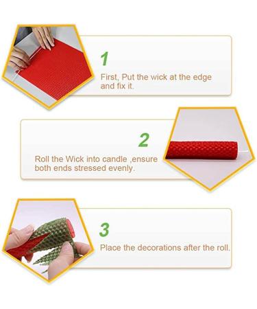 Shop Miaelle 12-Part Wax Manufacturing Set - 12 Color Wax Sheets for DIY Christmas Crafts & Home Decoration | Perfect Gift for Kids & Adults - Buy Online on GoSupps.com