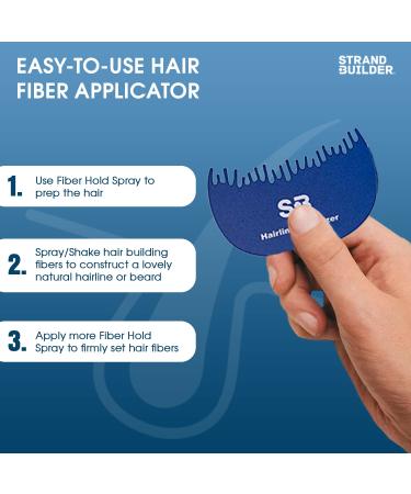 Strand Builder Hairline Optimizer - Hair Loss Tool for Thinning Hair & Fiber Spray - Buy Online on GoSupps.com