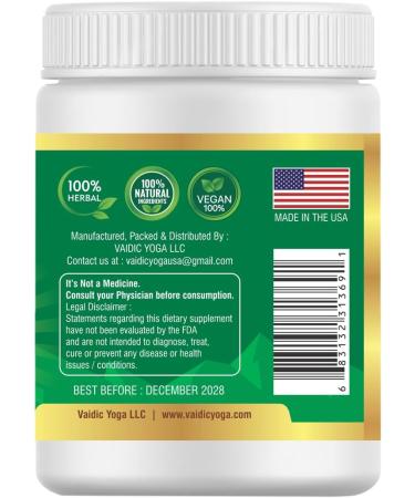 Vaidic Yoga Kaya Kalp Powder | Ayurvedic Herbal Wellness | Plant-Based Digestive & Daily Cleanse Support | Vegan | 4 oz (Pack of 1) - Buy Online on GoSupps.com