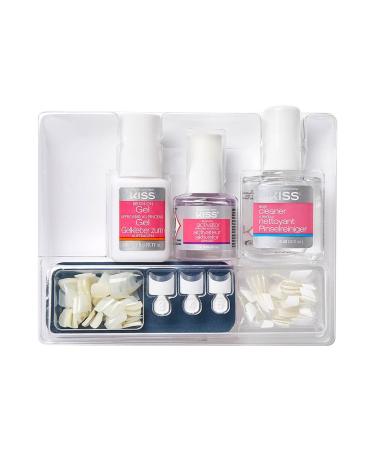 Kiss Brush-On Gel Nail Kit (KGLK01) - Easy Application for Salon-Quality Nails - Buy Online on GoSupps.com
