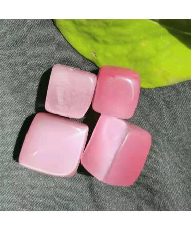 Uspick 4-Pack Natural Mineral Quartz Cat's Eye Hand Polished Rose Pink Crystal (Color : Pink Size : 120-150g) 120-150g Pink - Buy Online on GoSupps.com