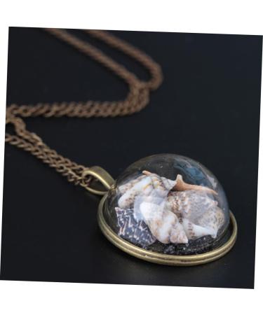 VALICLUD Necklaces Glass Pendant Chain Choker Womens Necklace Women Necklace Jewelry Conch X600 - Buy Online on GoSupps.com