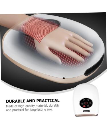 CLISPEED Hand Massager - Rechargeable White Plastic 26x21cm - Perfect for Relaxation & Pain Relief | International Shipping Available - Buy Online on GoSupps.com