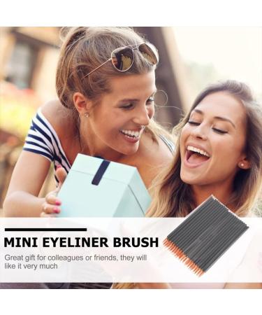 FOMIYES 100pcs Disposable Eyeliner Brush Makeup Brush Lip Liner Brush Girls Cosmetic Brush Applicator Woman - Buy Online on GoSupps.com