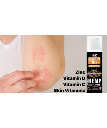 HMP Brands Hemp Cream for Psoriasis and Eczema Relief with Vitamin D3 - Hypoallergenic Moisturizer for Itchy, Dry Skin - 2.1oz - Buy Online on GoSupps.com