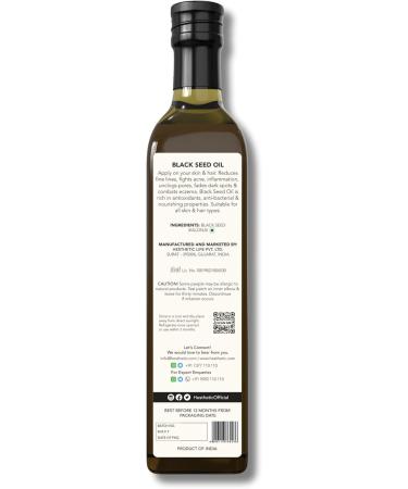 Hesthetic Cold Press Black Cumin Seed (Kalonji) Oil (250ML) 250 ml (Pack of 1) - Buy Online on GoSupps.com