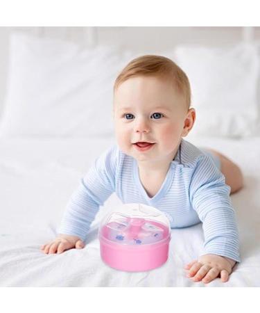 Bouff e de poudre pousseter houppette poudre pour tout-petits Applicateur de houppette de poudre | Bouff e de poudre cosm tique pour le corps avec poign e pour poudre libre Rose - Buy Online on GoSupps.com