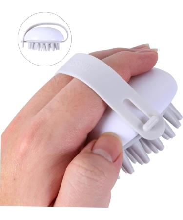 Frcolor 4-Piece Silicone Bathing Brush Set - Scalp Massager & Hair Shampoo Scrubber - Soft Rubber ABS for Gentle Cleansing - Buy Online on GoSupps.com