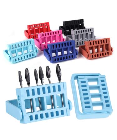 FOMIYES 16 Manicure Kit Manicure Tools Nail Drill Bits Kit Nail Grinding Head Holder Nail Display Stand Manicure Organizer Bit Holder Nail Kit Nail Art Tools Folding Nail Set Electric