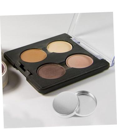  CALLARON 30 Pieces Eyeshadow Pans Empty Makeup Boxes Round Suitable for Eyeshadow Blush Lip Balm Portable Convenient DIY - Buy Online on GoSupps.com