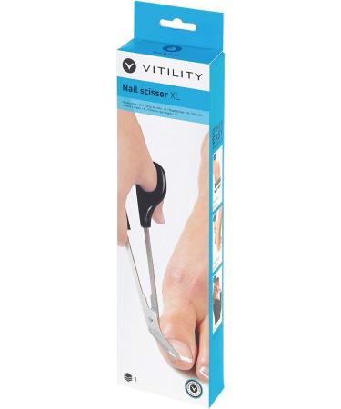 Vitility 70110080 XL Nail Scissors - Premium Quality for Easy Nail Care | International Shipping Available - Buy Online on GoSupps.com
