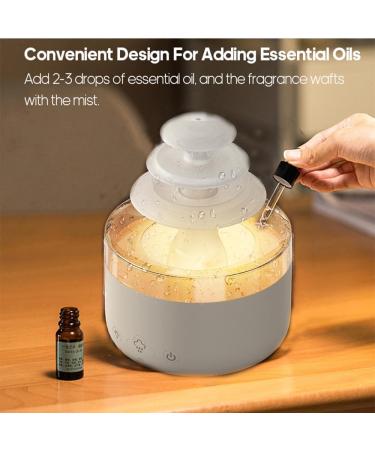 Rain Cloud 500ML Humidifier with Remote LED Lights & Aromatherapy - Ideal for Sleep & Relaxation - Buy Online on GoSupps.com