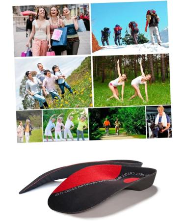 FOMIYES Arch Corrective Insoles - Sports Shoe Pads for Foot Care Comfortable EVA Cushions (14.7x7.5cm) - International Shipping Available - Buy Online on GoSupps.com