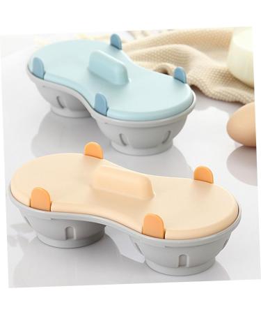 LABRIMP 1pc Microwave Egg Steamer Steamed Egg Cup Mini Egg Cooker Steamed Egg Box Steamed Egg Bowl Two Grids - Buy Online on GoSupps.com