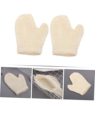 Beavorty 2pcs Scrub Gloves - Bath Mitts and Towels for Shower and Bathroom Cleaning - Buy Online on GoSupps.com