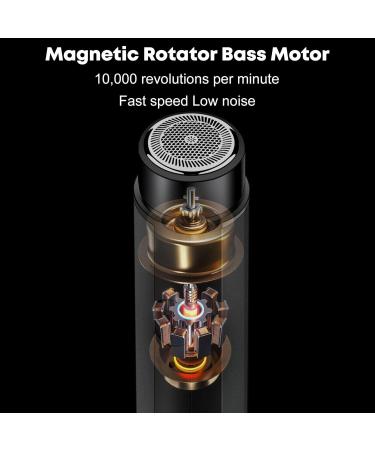 Travel Electric Rechargeable | Electric Shavers for Men Face | Mobile Pocket Size Foil Shaver Wet Dry Use USB Rechargeable Beard Shaver Portable Hair Black - Buy Online on GoSupps.com