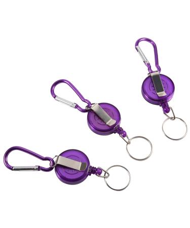 3 pieces of roller key pendants fly fishing robust retractable roller chain key riper fly fishing tool retractable rings rollers keychain for practical