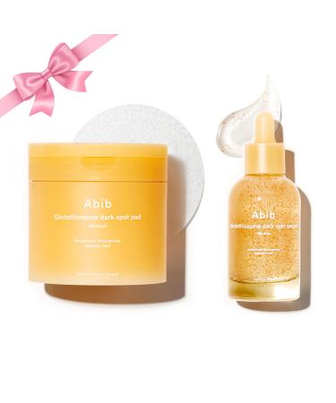 Abib Glutathiosome dark spot serum Vita drop & Glutathiosome Dark Spot Pad Vita Touch 60pads I Hyperpigmentation Treatment Brightening Serum & Toner Pad for Sensitive Uneven Skin