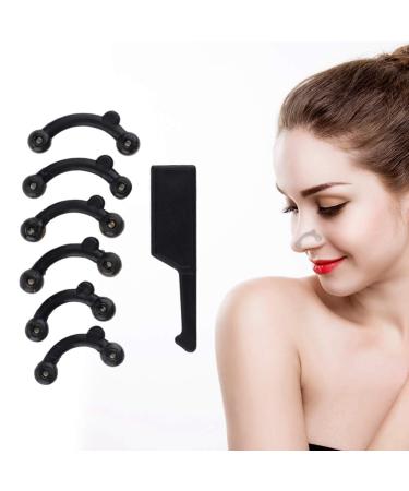 Nose Up Invisible Nose Shaper Shaping Lifting Straightening Clip Bridge Beauty Enhancer Nose Slimming Device Straightener Corrector High Up Tool for Men and Women (Black)