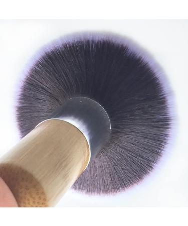 RN BEAUTY 2-Piece Makeup Brush Set - Blush & Foundation Brushes with Bamboo Handles | Soft Synthetic Fibers for Flawless Blending - Perfect for Liquid Cream & Powder Makeup - Buy Online on GoSupps.com