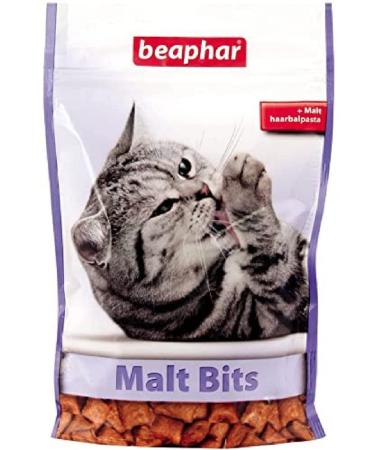 BEAPHAR - Malt Bits - Cat Snacks - For Cats - Supports Hairball Removal Digestion and Dental Health - 150 g - Buy Online on GoSupps.com