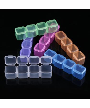 PP 28 Slot Transparent Plastic Organizer Box for Nail Art Jewelry Diamond Painting & Craft Storage - Buy Online on GoSupps.com