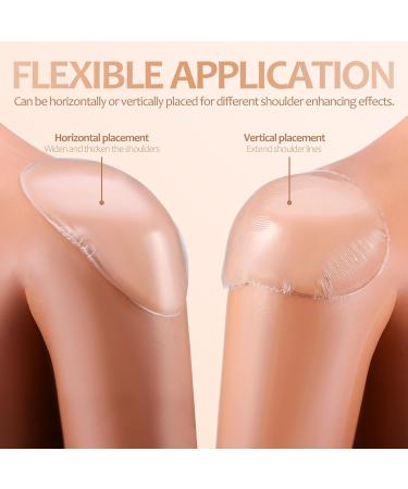 Gleavi Silicone Shoulder Cushion - 4 Pairs Self-Adhesive Slip-Resistant Pads for Clothing | Reusable Invisible Enhancer for All Genders - Buy Online on GoSupps.com