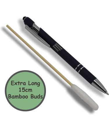 Pirbright Pet Company Extra Large 15cm Pet Dog Cotton Bud Ear Cleaner Long Bamboo Cotton Buds For Cleaning Animals Ears 50 Pack Ear Swab Sticks 50 Pack Ear Buds - Buy Online on GoSupps.com