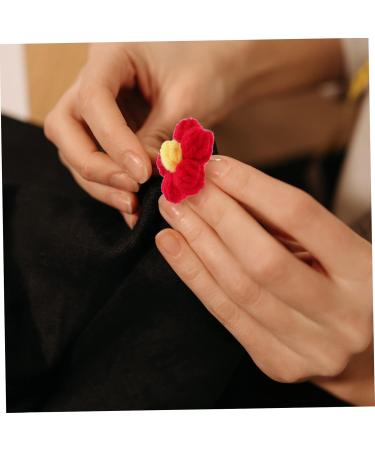 SKISUNO 10pcs Hairpin Accessories Hair Clips for Kids Daisy Patches Diy Headdress Accessory Yarn The Flowers 1 count (Pack of 1) Assorted Color 2 - Buy Online on GoSupps.com