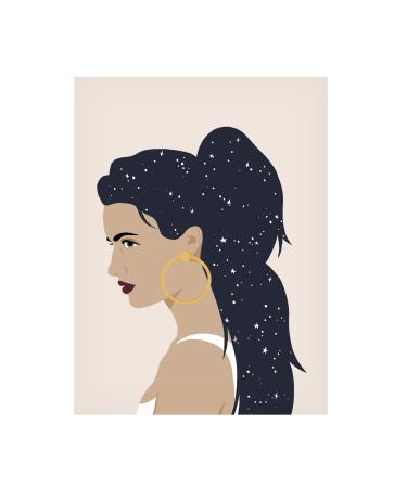 Trademark Fine Art 'Heavenly Hair III' Canvas Art by Annie Warren