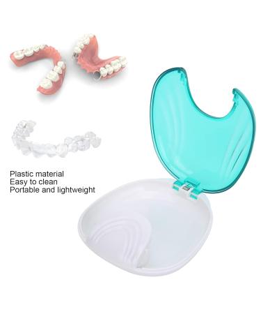 Durable Green Retainer Box | Portable Orthodontic Case for Denture & Oral Care - Buy Online on GoSupps.com