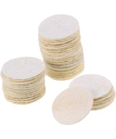 Lurrose 200 Pcs Bath Sponge Eye Make up Remover - Exfoliating Loofah Pads for Skin Care & Makeup Removal - Buy Online on GoSupps.com