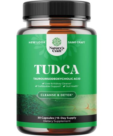 Natures Craft Advanced Bile Salt TUDCA Supplement - 30 Capsules