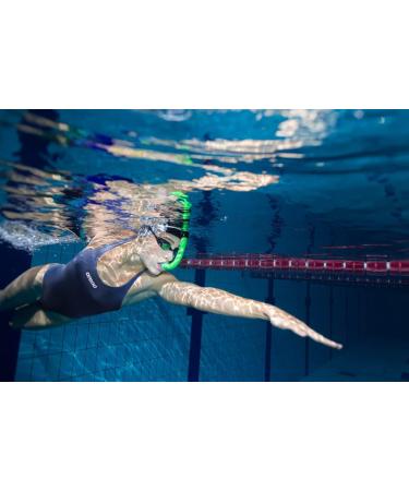 Arena Unisex Swim Snorkel III - Black | Lap Swimming and Training Snorkel | One Size - Buy Online on GoSupps.com