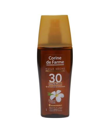 Corine de Farme Corine de Farme - Dry Oil Protects and Tans SPF30 - UVA UVB Sun Protection - Radiant Tan - Formula with Monoi