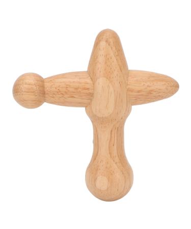 Fockety trigger point massager cross-shaped wooden therapy massage tools Aids for lymphatic drainage Thumb-Sonsal Boost-Metabeters Relief of Muscle Pain Massage device